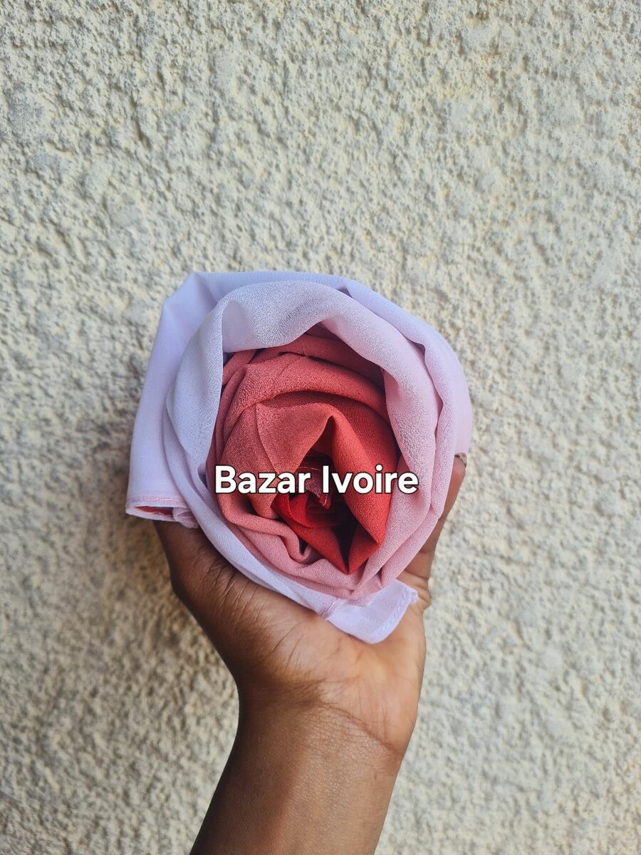 Voile bicolore Mousseline