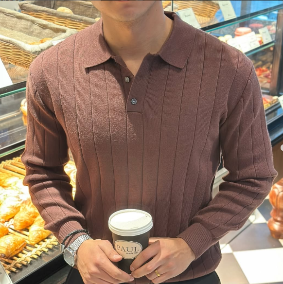 кофта коричневая мужская