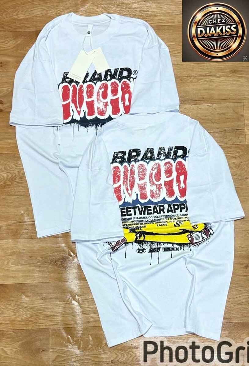 T-shirt oversize streetwear