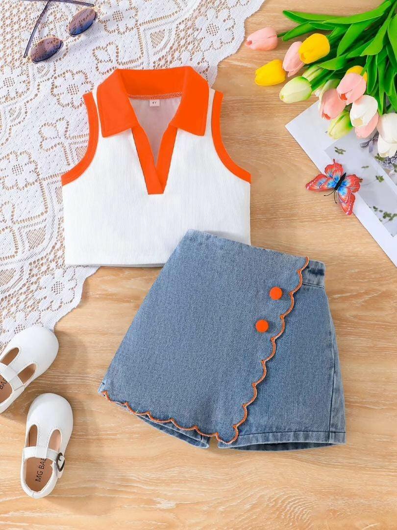 Chic style  pour petite fille de 4- 6  ans