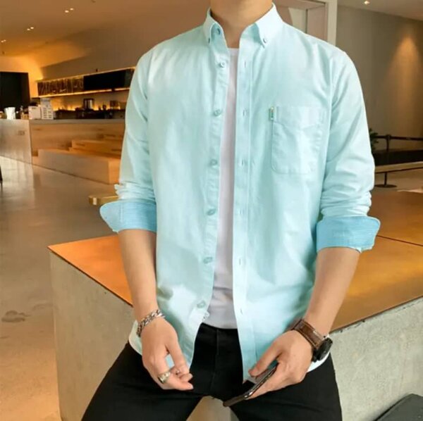 Chemise Homme Élégante Casual