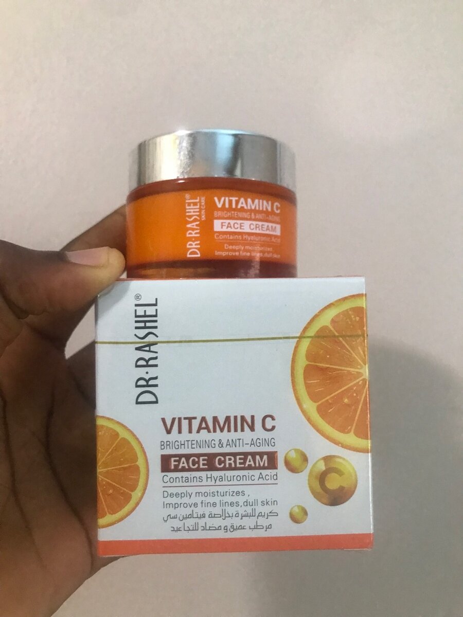 Dr. Rashel face serum and cream