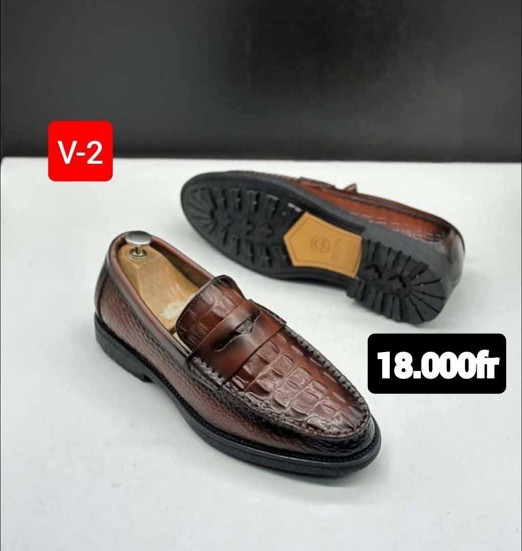 Mocassins Élégants en Cuir Homme