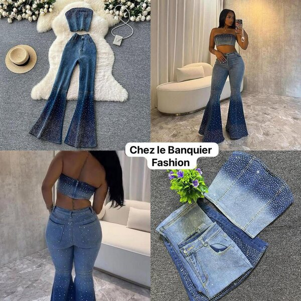 Ensemble Jean Évasé Pailleté