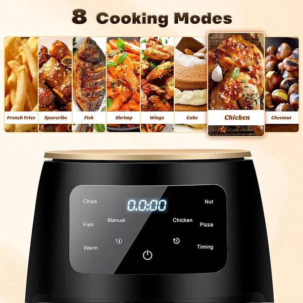 Friteuse à Air 6L Puissante