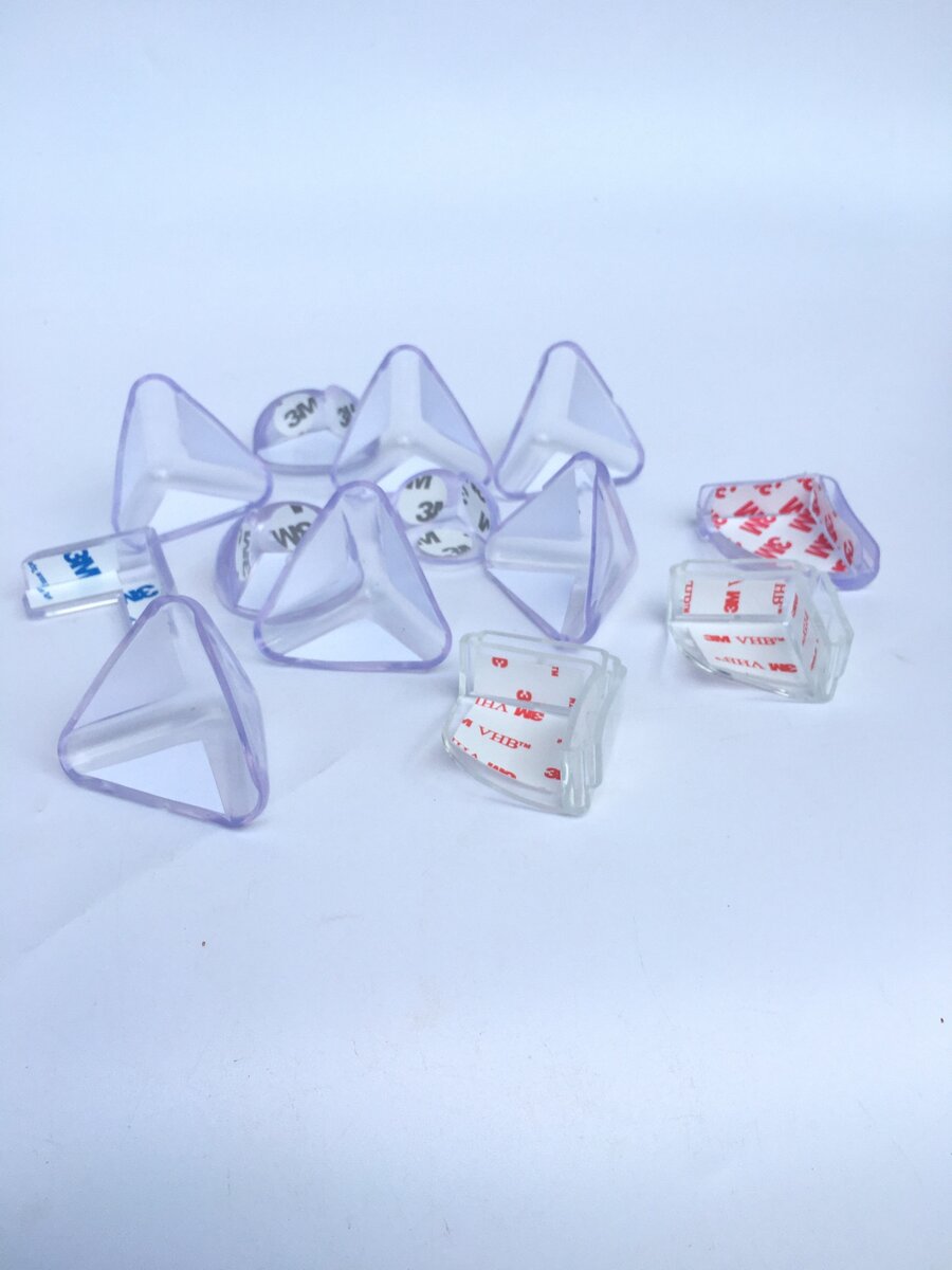 Suction bowls. Safety corners