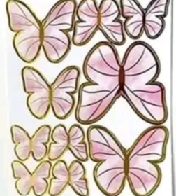 Artificial Butterflies for decorating cakes