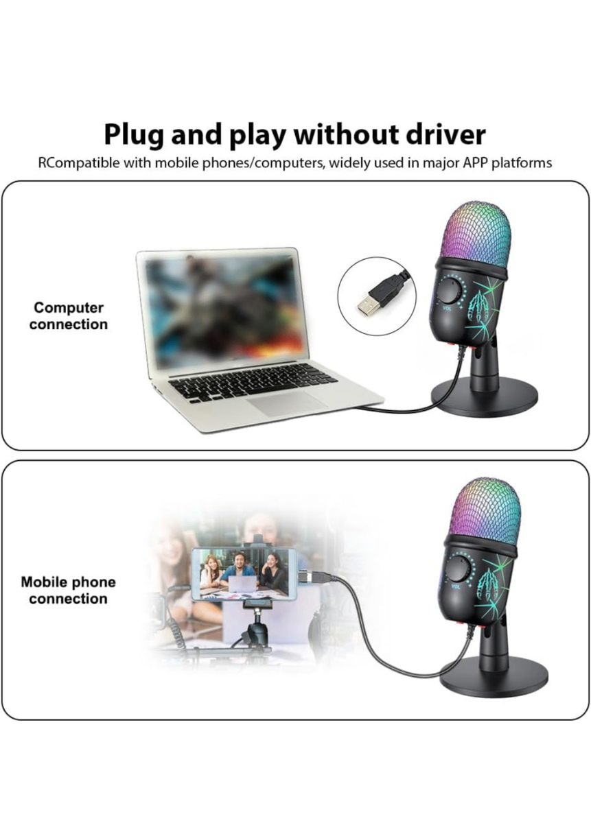 Microphone professionnel RGB