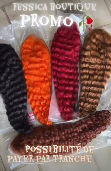 Extensions de Cheveux Bouclés