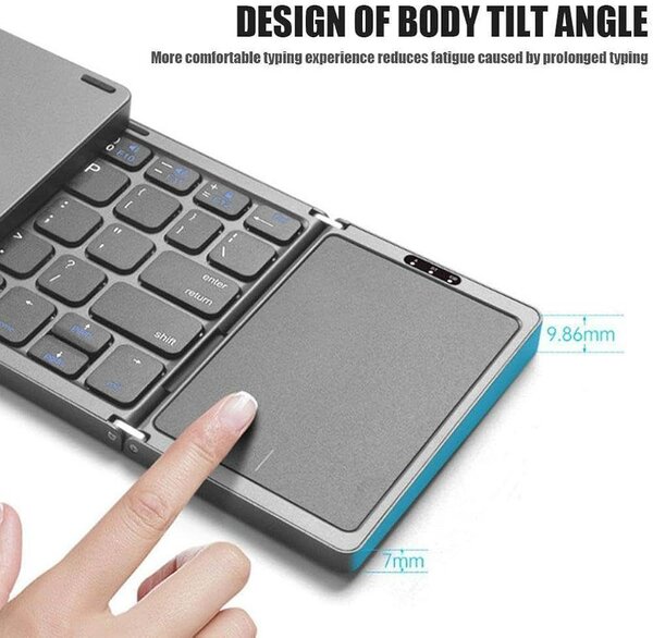 Clavier Bluetooth pliable compact