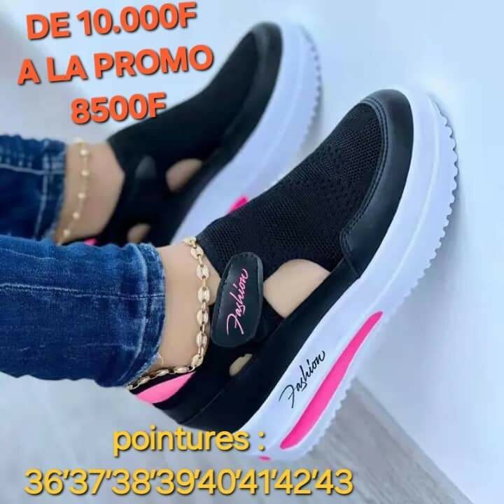 Chaussures de sport à semelles épaisses