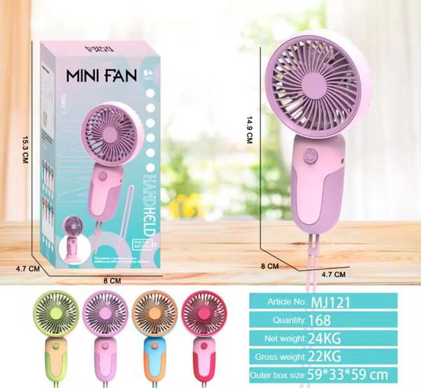 Mini Ventilateur Portable Rechargeable