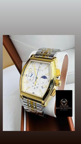 Montre vacheron  Constantin authentique En acier noir et 2 t