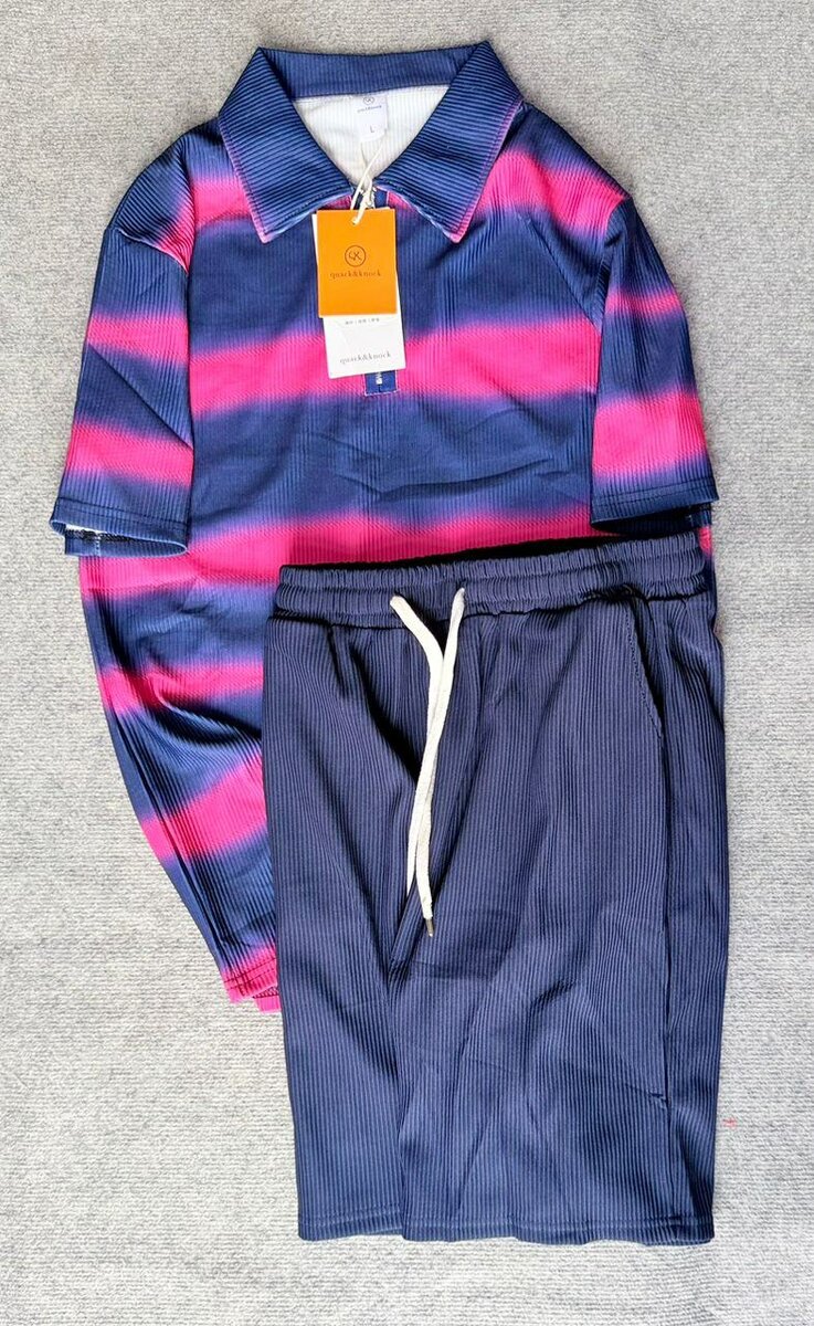 Set de Polo et Short Homme Décontracté