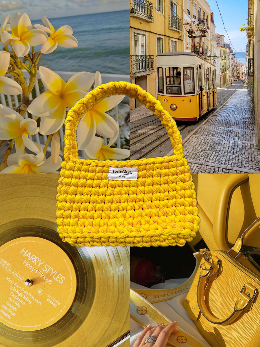 Sac à main en fil de t-shirt