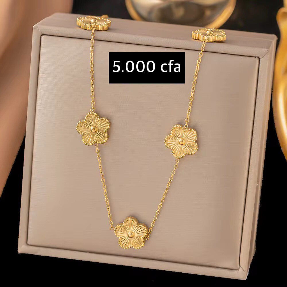 Collier élégant inoxydable