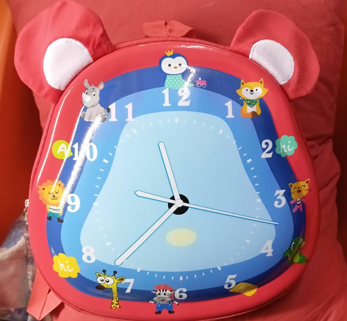 Sac à dos enfant horloge