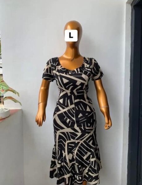 Robe élégante imprimée femme