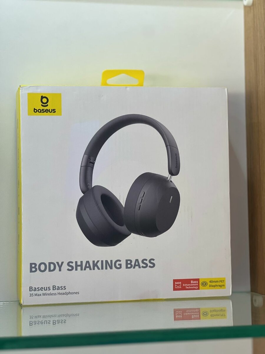 Baseus Bass 35 Max Wireless Headphones - Twilight Grey