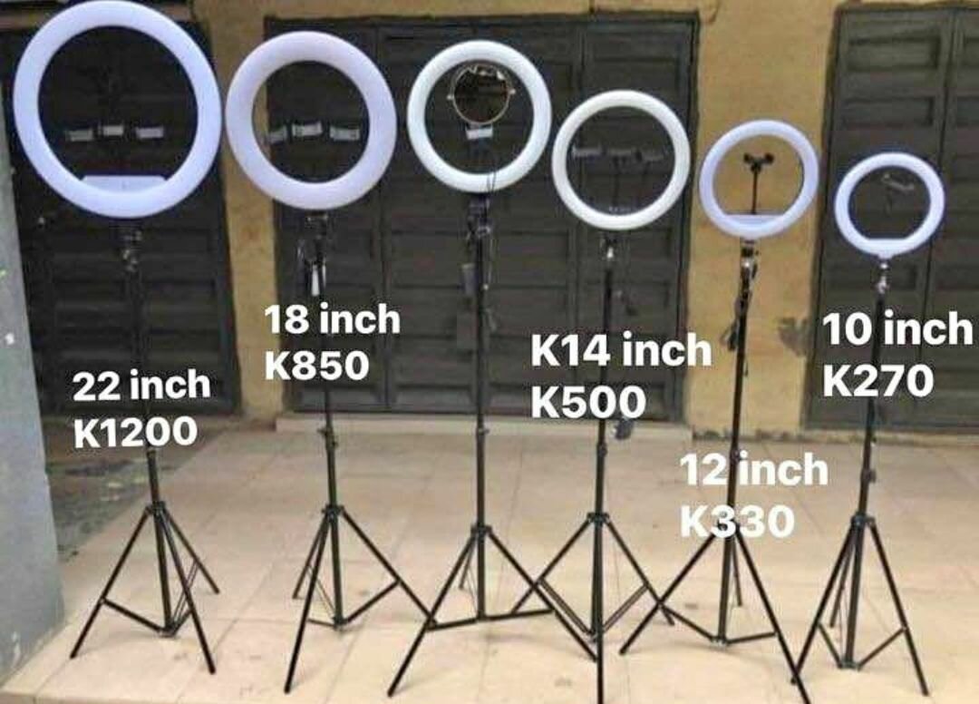 Ring lights all sizes available