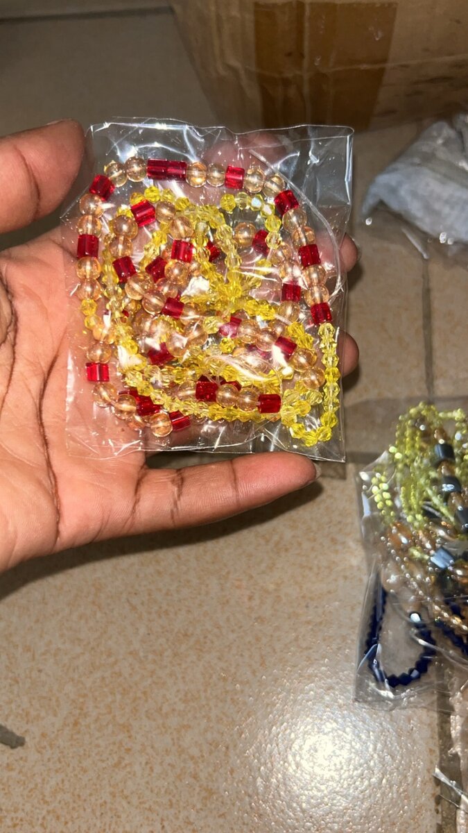 Bracelets en perles colorées