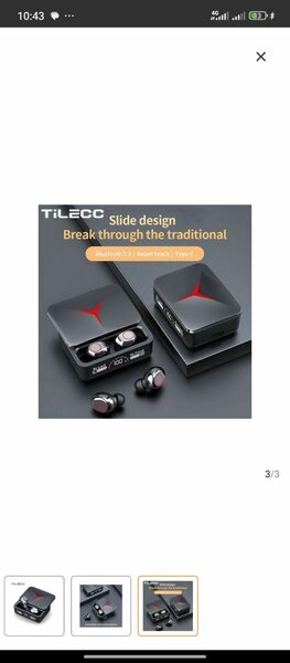 Écouteurs Bluetooth Tileco