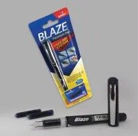 Bahadur BLAZE Fountain Pen With 2 Free Blue Ink Cartridges Ink Pen