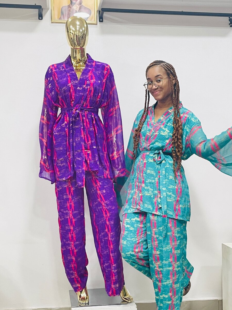 Ensembles deux pièces soies 