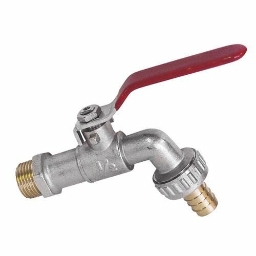 Robinet à levier rouge