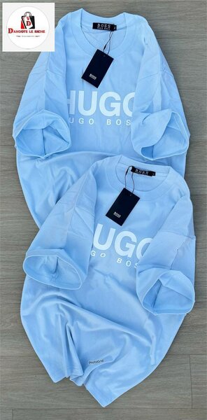T-shirt bleu HUGO BOSS