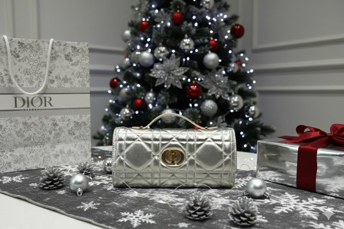 Pochette en cuir luxe Dior