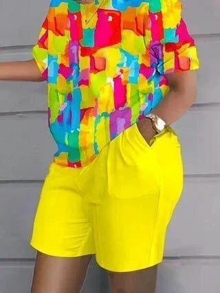 Ensemble coloré d'été