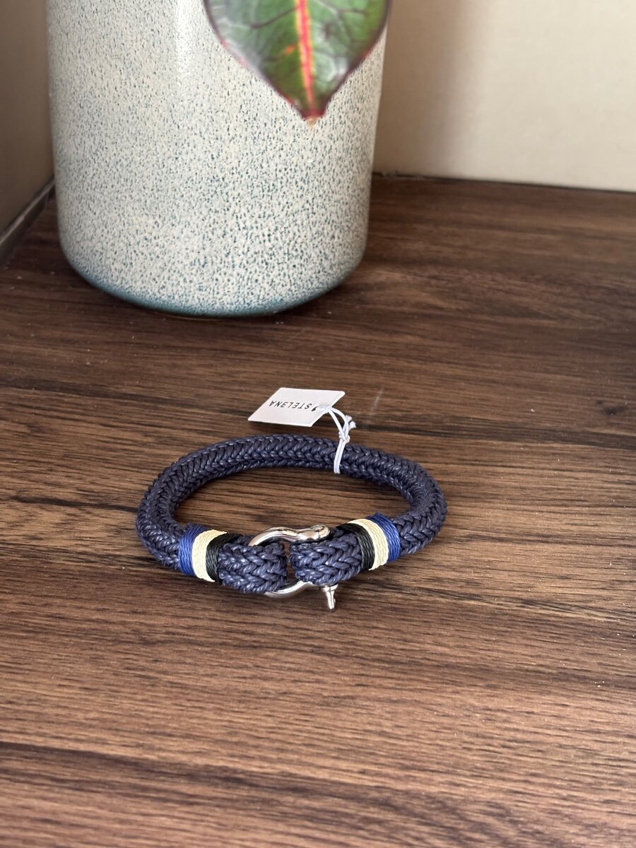 Bracelet en Corde Tressée Nautique