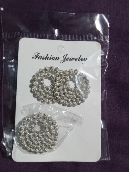 Boucles d'oreilles élégantes argentées