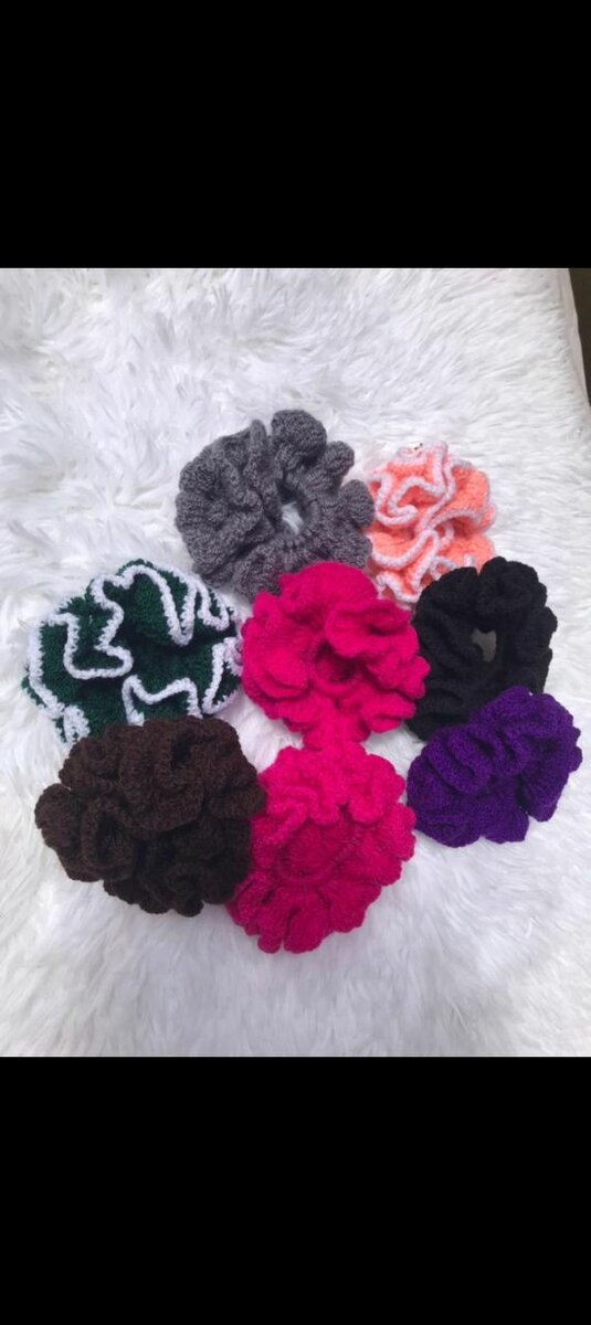 Chouchous Tricotés Multicolores