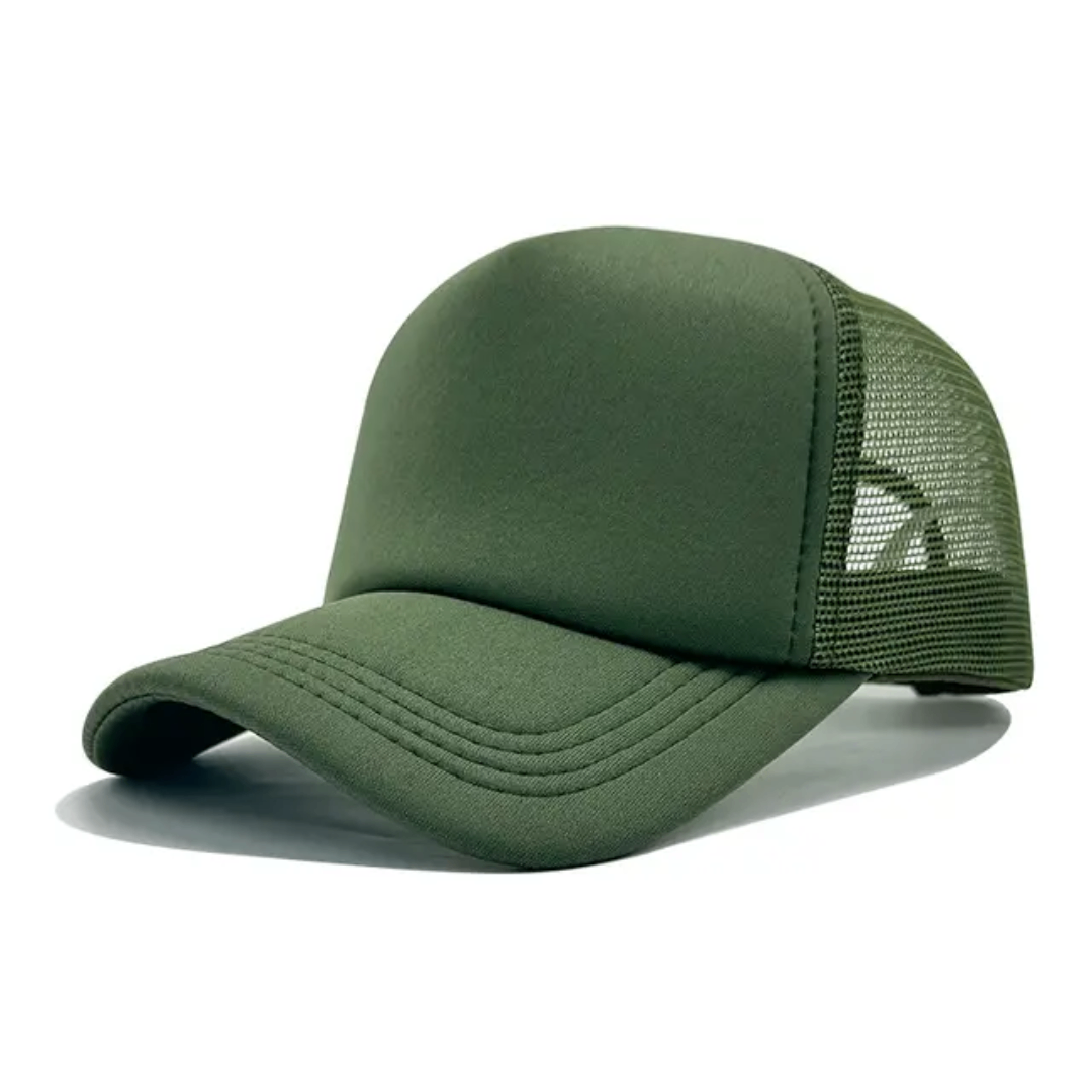 Casquette Trucker Vert Unisexe