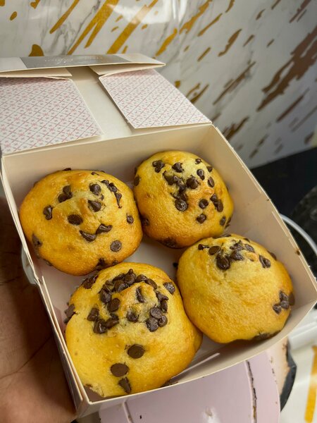 Muffins aux pépites de chocolat