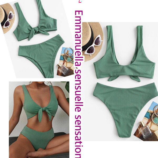 Belle lingerie vert