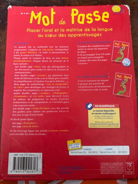 Livre Scolaire Français CM1