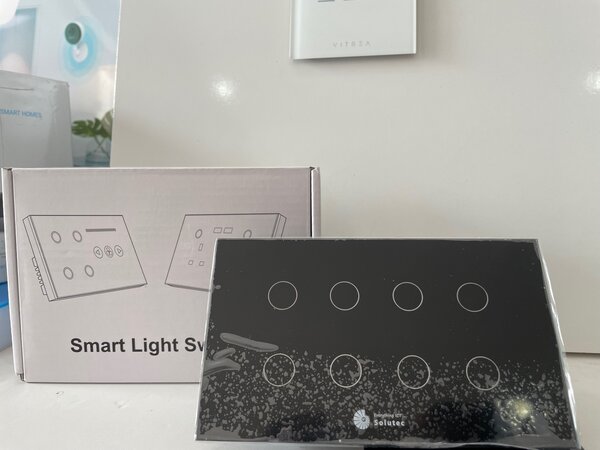 Solutec 8Gang switch & Double Socket