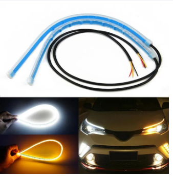 Flexible 60 Cm Headlight DRL With Running Indicator - 2 Pcs