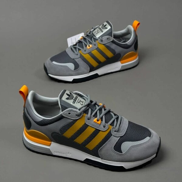 Adidas Sneakers gris et jaune
