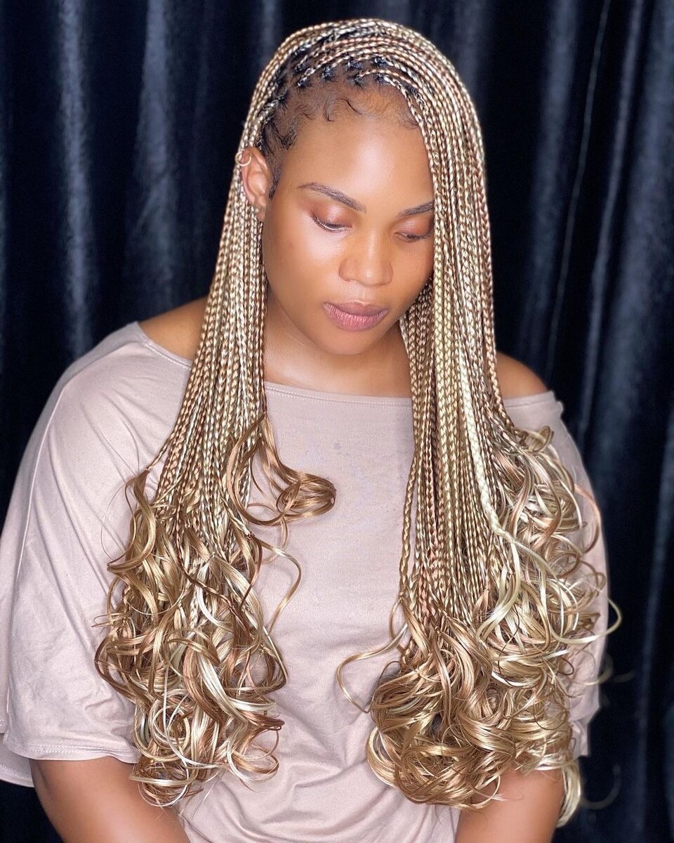 SPIRAL BRAIDS (FRENCH CURLS)