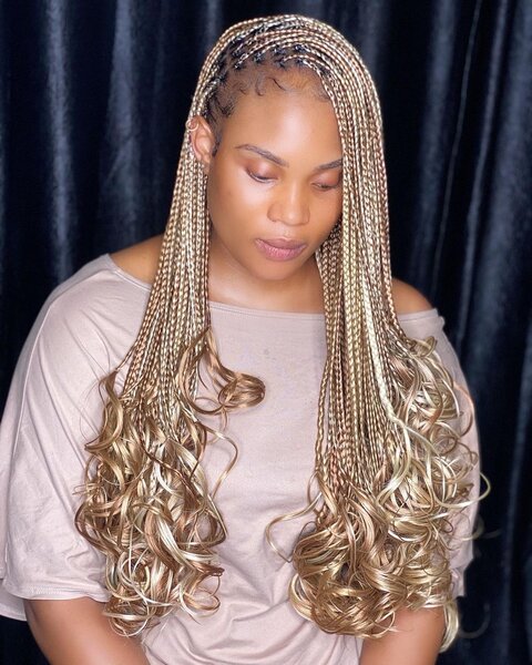 SPIRAL BRAIDS (FRENCH CURLS)
