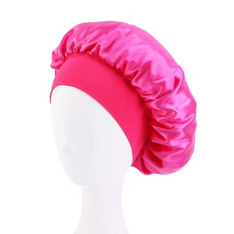 Bonnet de nuit en satin