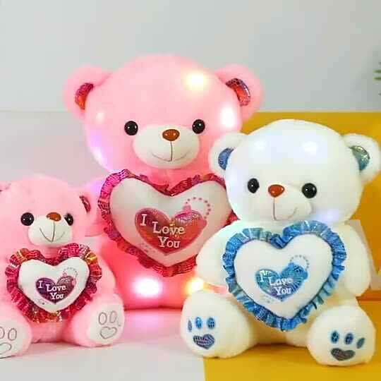 Peluche lumineux "I Love You"