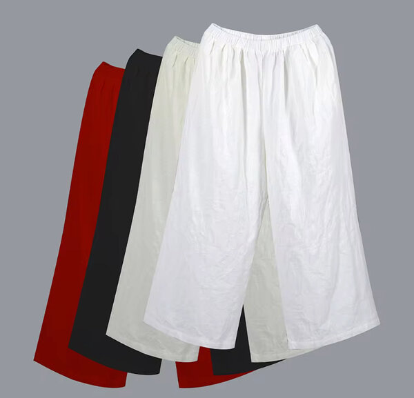 Pantalons larges décontractés femme