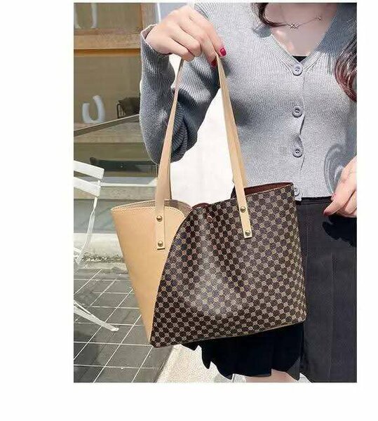 Sac cabas chic bicolore