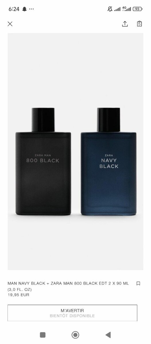Parfum Homme Zara Collection