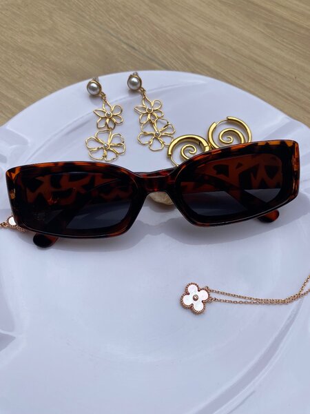 Lunettes de Soleil Léopard Élégantes